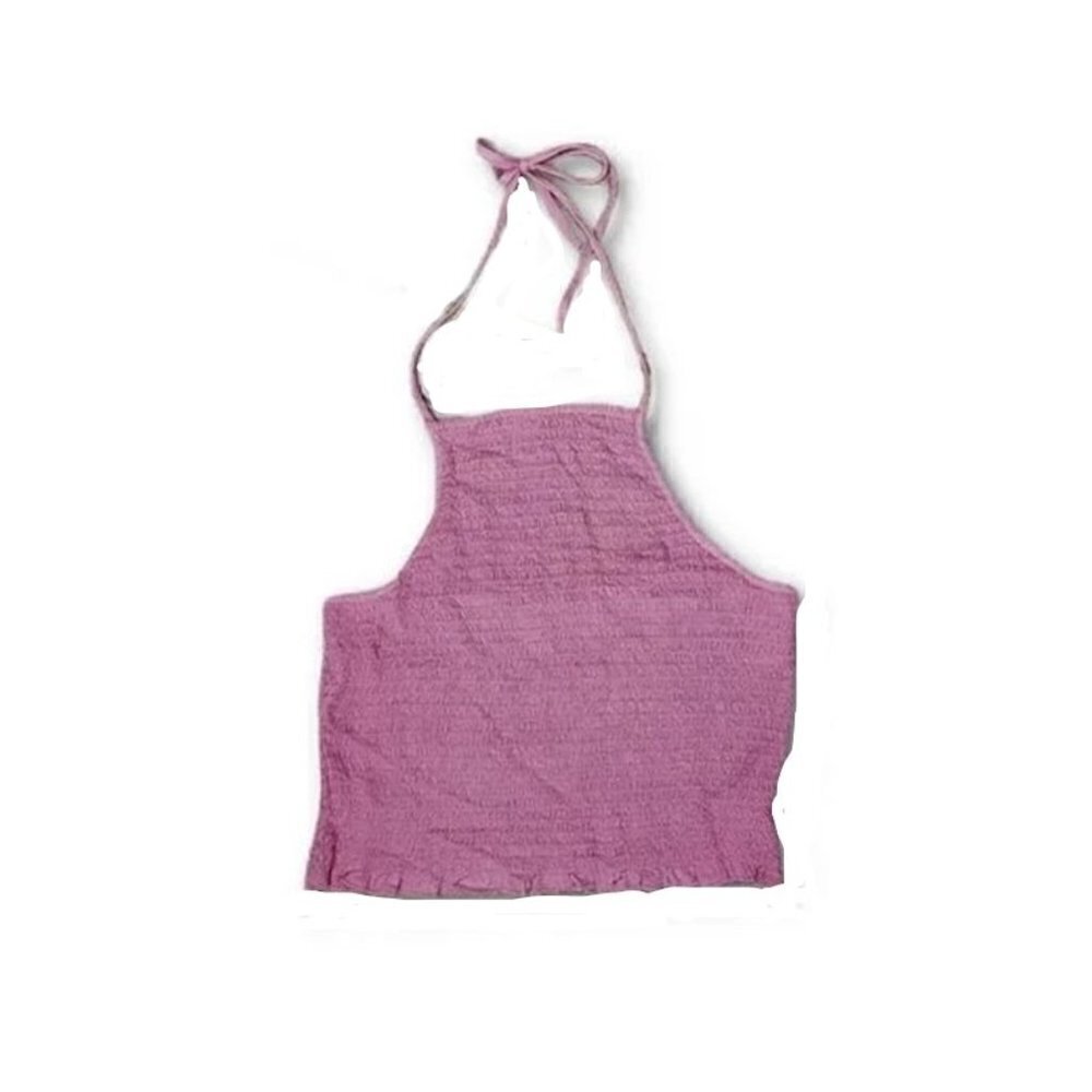 🚨009 American Eagle Ruched Crop Halter Top